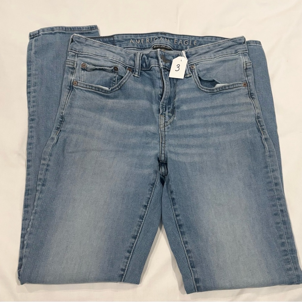 American Eagle Next Level Flex Men's Blue Skinny Jeans